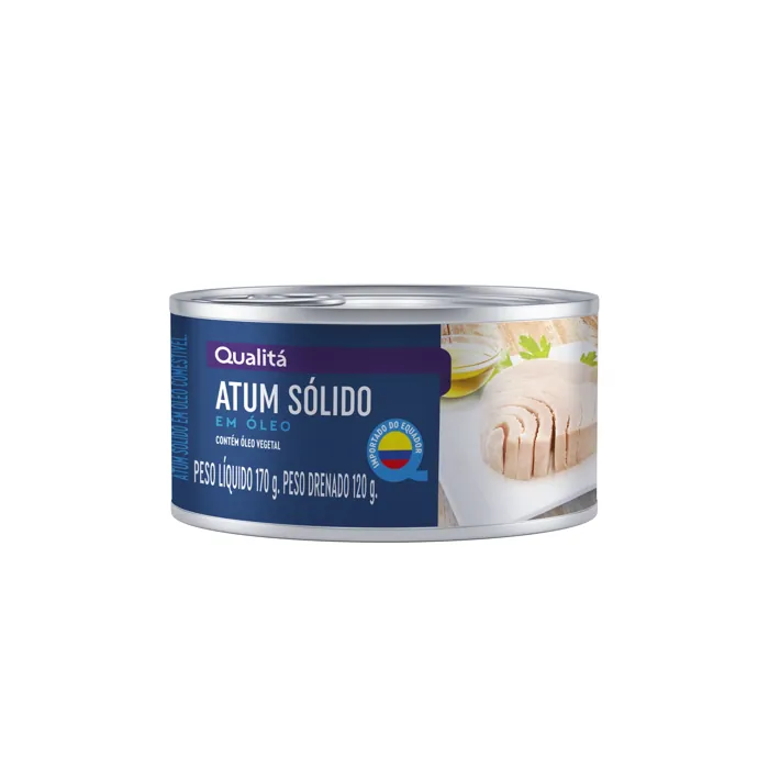 Atum Sólido em Óleo Qualitá Lata 120g