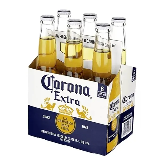 Cerveja Corona Extra Lager 6 Unidades – 330ml (GELADA)