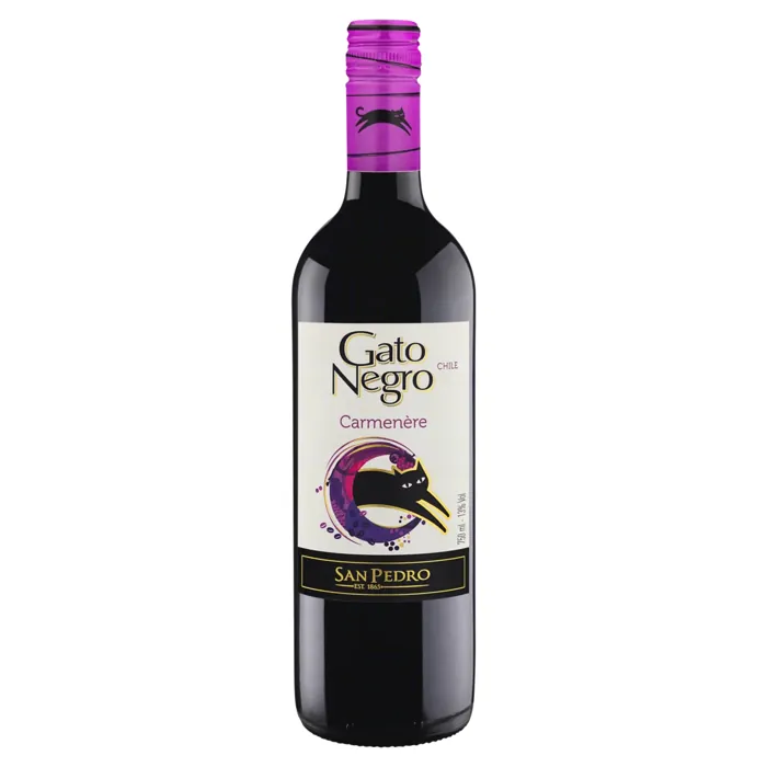 Vinho Tinto Chileno Gato Negro Carmenere 750ml