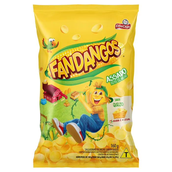 Salgadinho de Milho Queijo Elma Chips Fandangos Pacote 160g