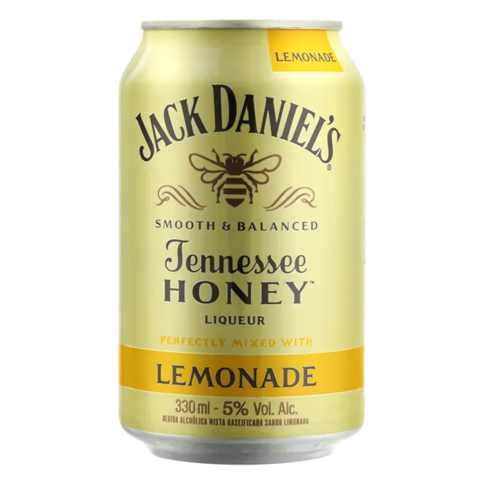 Bebida Mista Alcoólica Honey Lemonade Jack Daniels Lata 330ml(GELADO)