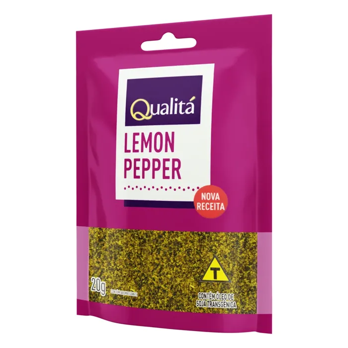 Tempero Lemon Pepper Qualitá Pacote 20g