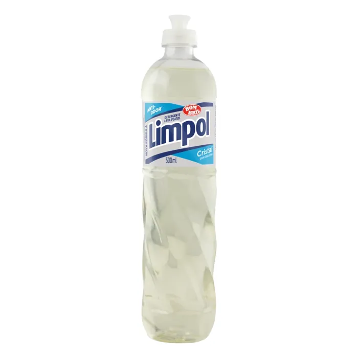Detergente Líquido Cristal Limpol Squeeze 500ml