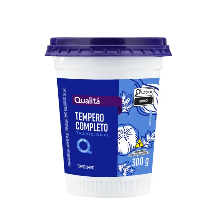 Tempero Completo Tradicional Qualitá Pote 300g