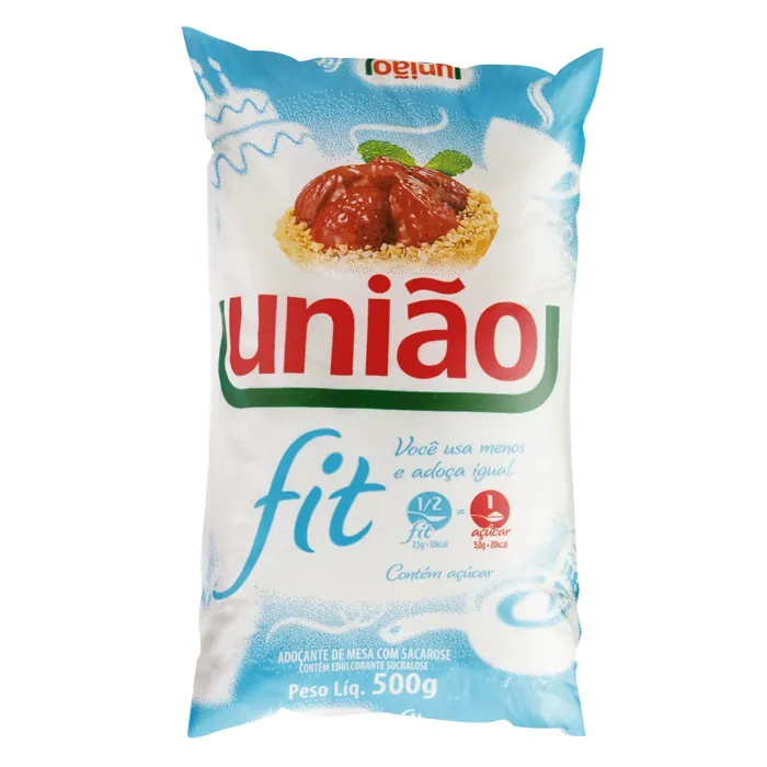 Açúcar Refinado Light UNIÃO Fit Pacote 500g