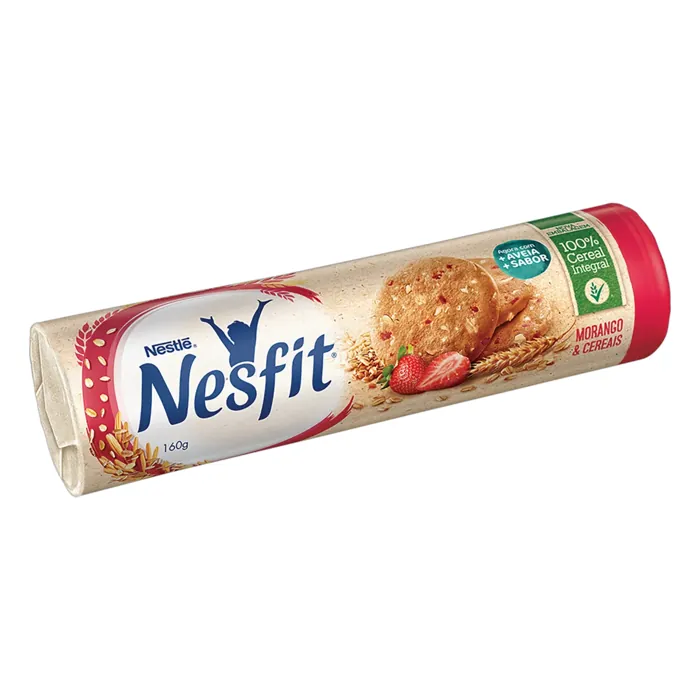 NESFIT Biscoito Morango e Cereais 160g