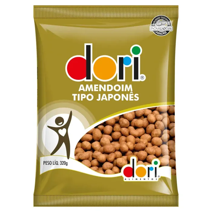 Amendoim Japonês Salgado Dori 320g