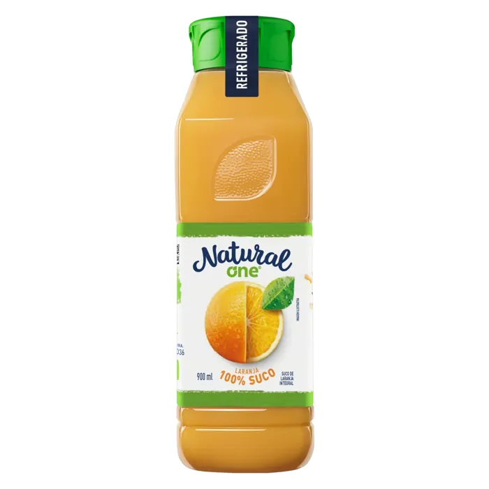 Suco Integral Laranja Natural One Refrigerado Garrafa 900ml (GELADO)