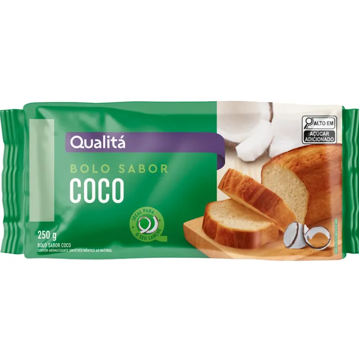 Bolo Inglês de Coco QUALITÁ 250g