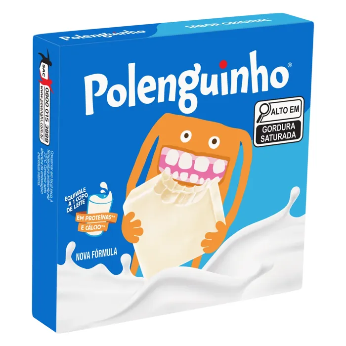 Queijo Processado UHT Original Polenguinho 68g 4 Unidades