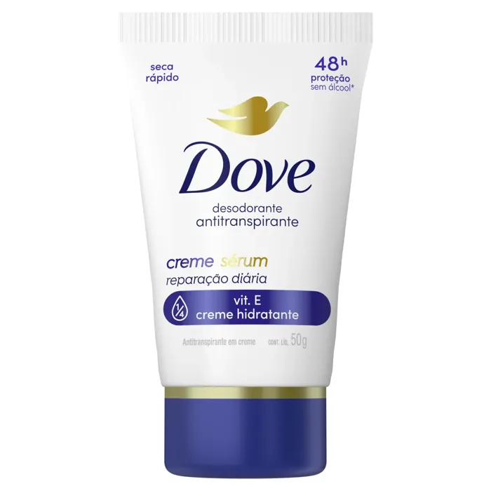 Antitranspirante Creme Sérum Reparação Diária Dove 50g