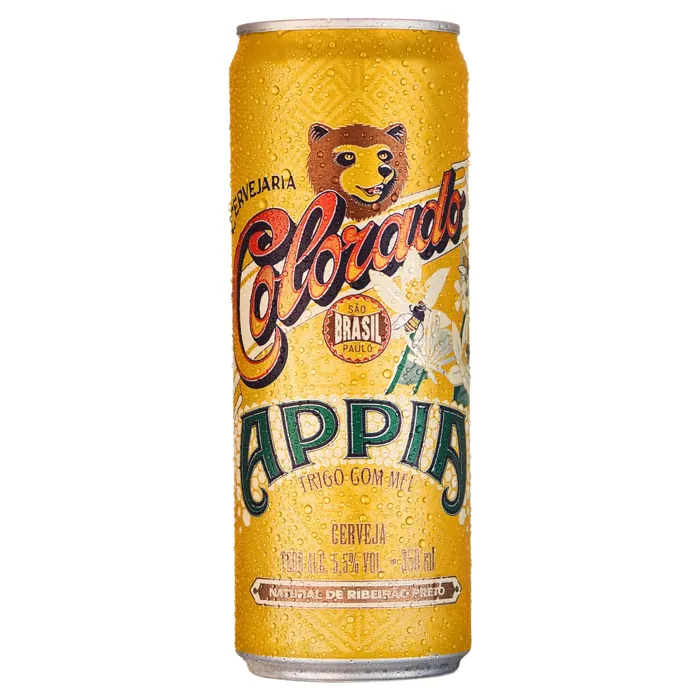 Cerveja Appia Colorado Lata 350ml (GELADA)