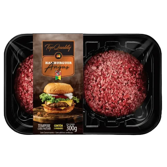 Hamburguer Bovino TOP QUALITY Angus ATM Resfriado 300g