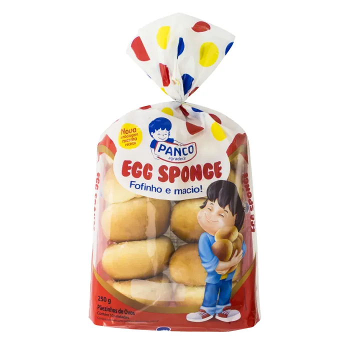Bisnaguinha Egg Sponge PANCO Pacote 250g