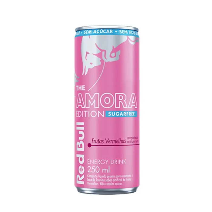 Energético Red Bull Amora Sem Açúcar 250ml