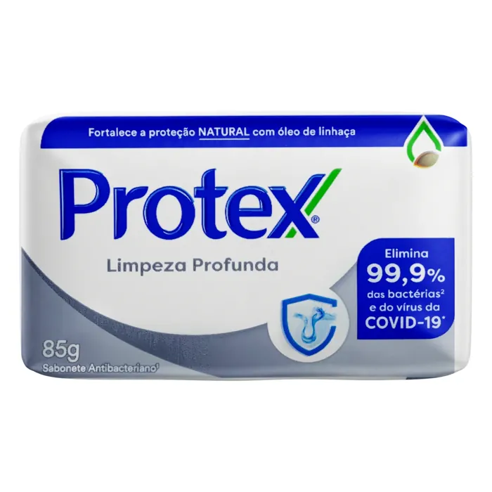 Sabonete Barra Antibacteriano Protex Limpeza Profunda Envoltório 85g