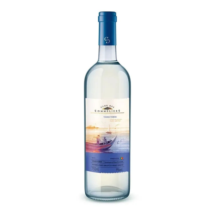 Vinho Branco Portugues Clube Des Sommeliers Vinho Verde 750ml