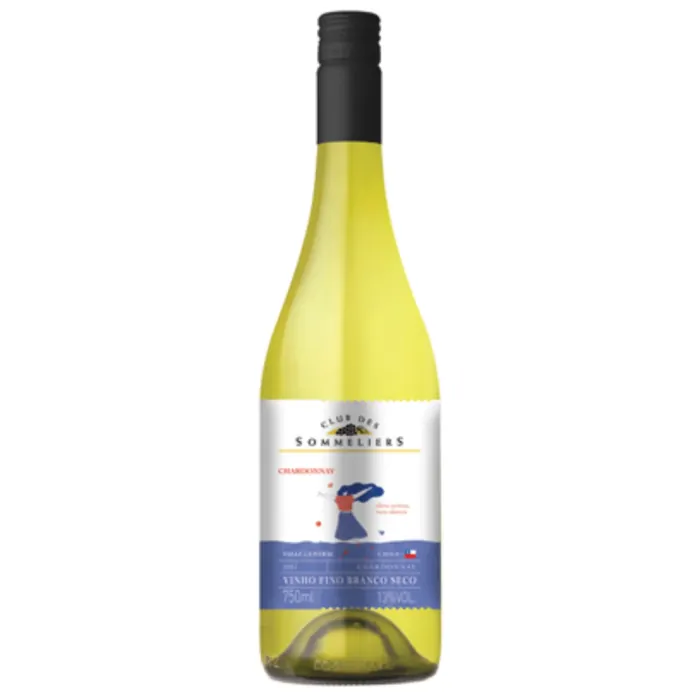 Vinho Branco Chileno Clube Des Sommeliers Chardonnay 750ml