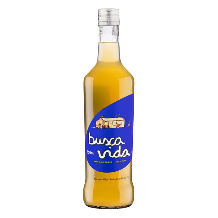Bebida Mista Alcoólica Busca Vida Garrafa 670ml
