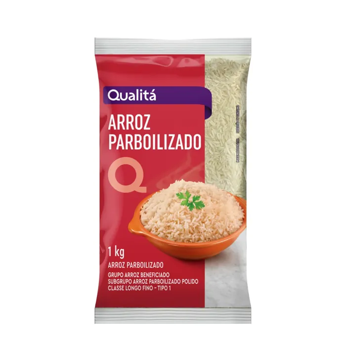 Arroz Parboilizado Tipo 1 Qualitá Pacote 1kg