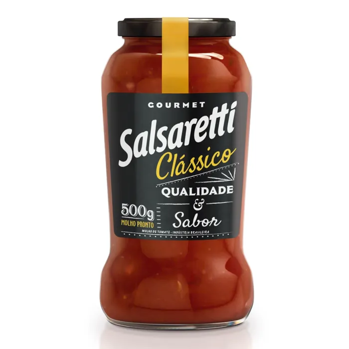 Molho de Tomate Pronto Clássico SALSARETTI Vidro 500g