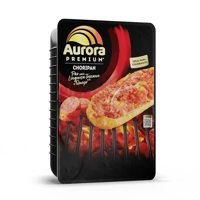 Choripan Com Linguiça e Queijo Aurora 400g