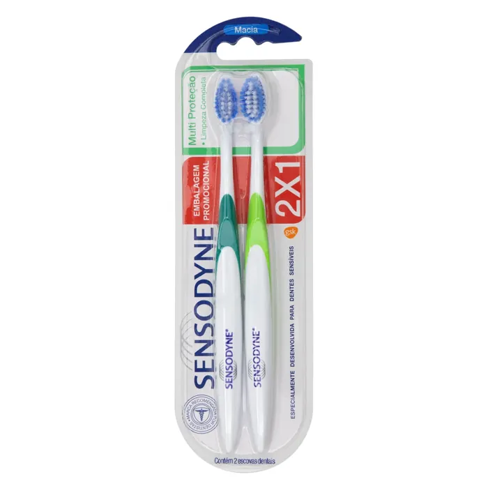 Escova Dental Macia Sensodyne Multiproteção 2 Unidades