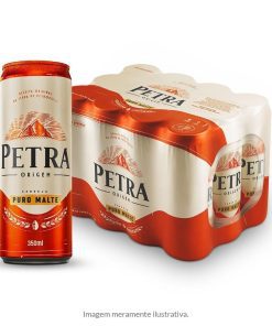 Cerveja Puro Malte lata 350ml – Petra (GELADA)