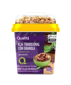 Açaí Tradicional com Granola Qualitá 200g