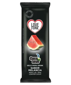 Gelo para Drink Melancia Coco Leve Love Funk Pacote 190g