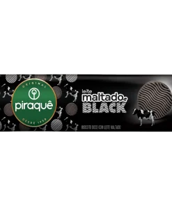 Biscoito Leite Maltado Black Piraquê Pacote 132g