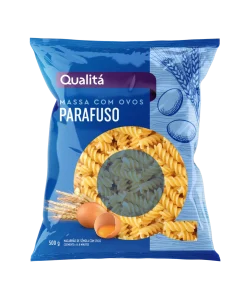 Macarrão de Sêmola com Ovos Parafuso Qualitá Pacote 500g