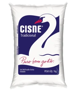 Sal Refinado CISNE Tradicional Pacote 1Kg