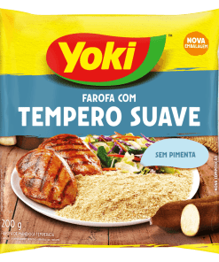 Farofa de Mandioca Yoki com Tempero Suave Pacote 200 g
