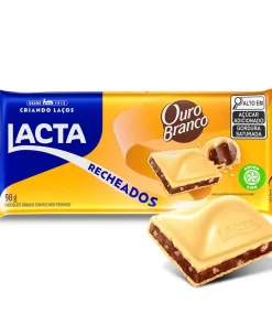 Chocolate Branco Lacta Com Recheio Ouro Branco 98G